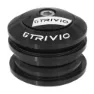 Trivio Pro Semi 45/45 8mm Styrlager, Black, 1 1/8-1 .5"