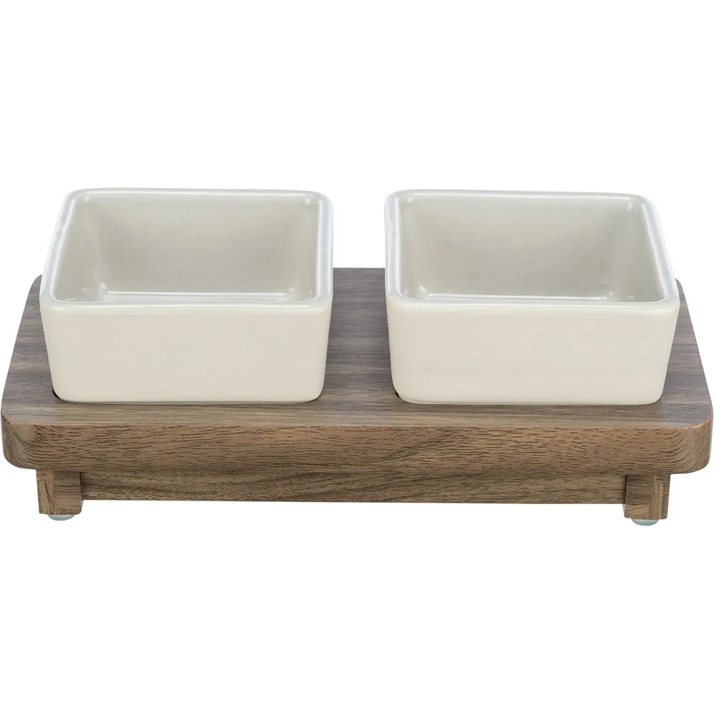 Trixie Citystyle 400ml Skål, Grey / brown, One Size