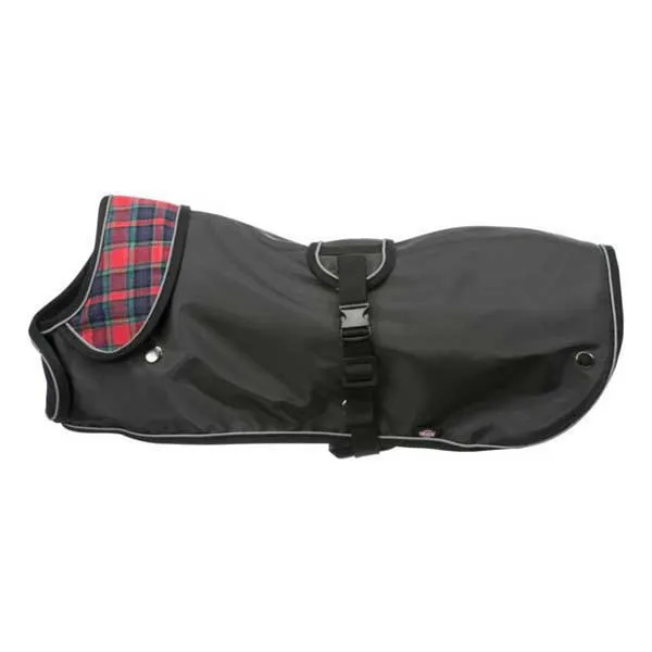 Trixie Hermy 2 In 1 Hundjacka, Black / red, 28cm