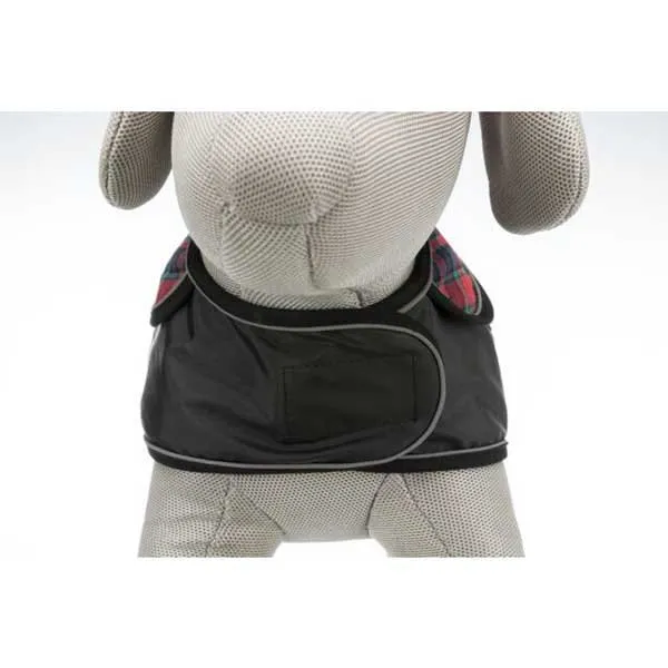 Trixie Hermy 2 In 1 Hundjacka, Black / red, 28cm