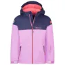 Light violet / deep violet / coral pink