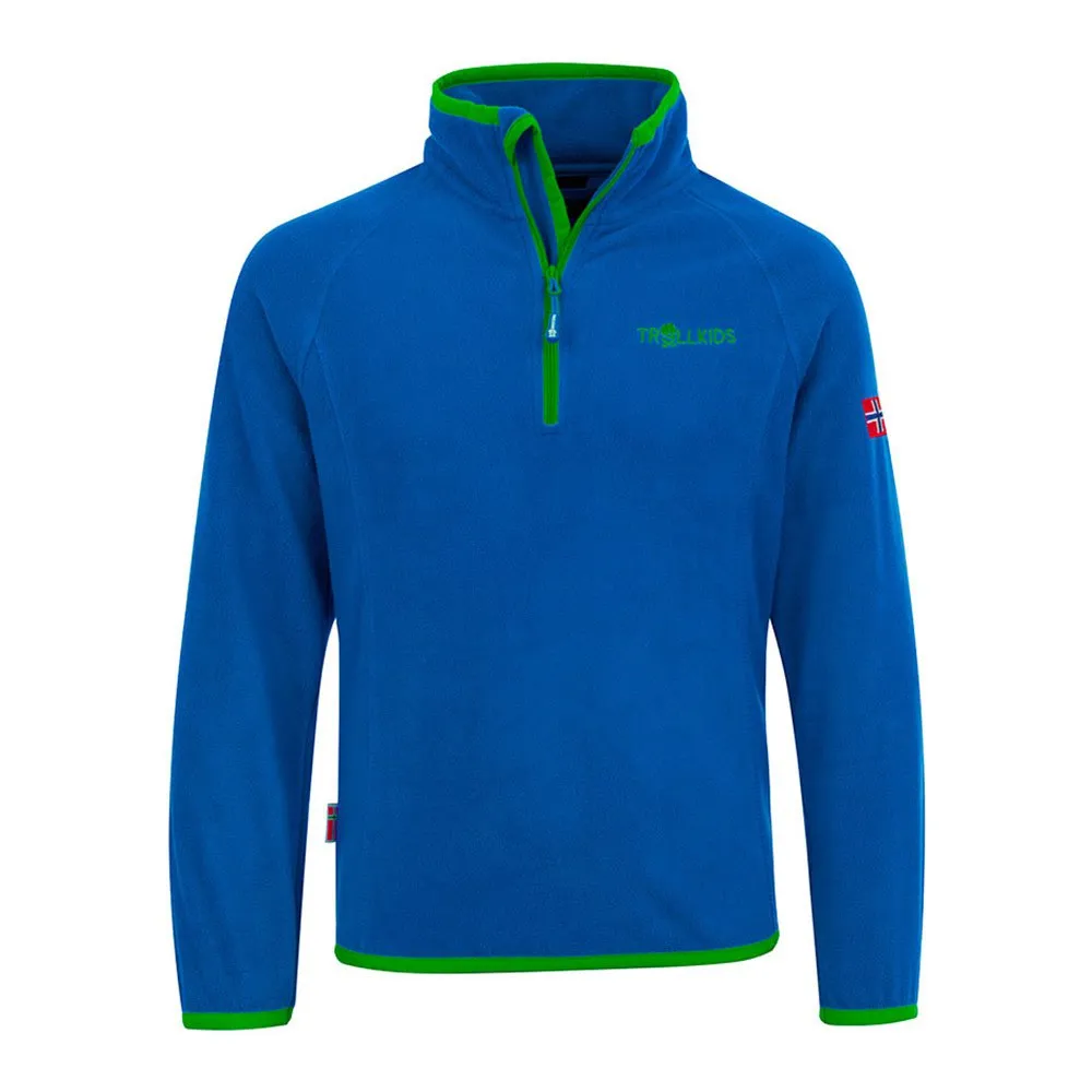 Trollkids Nordland Fleece Med Halv Dragkedja