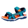 Trollkids Oslofjord Sandaler Refurbished, Lake blue / bright orange, EU 32