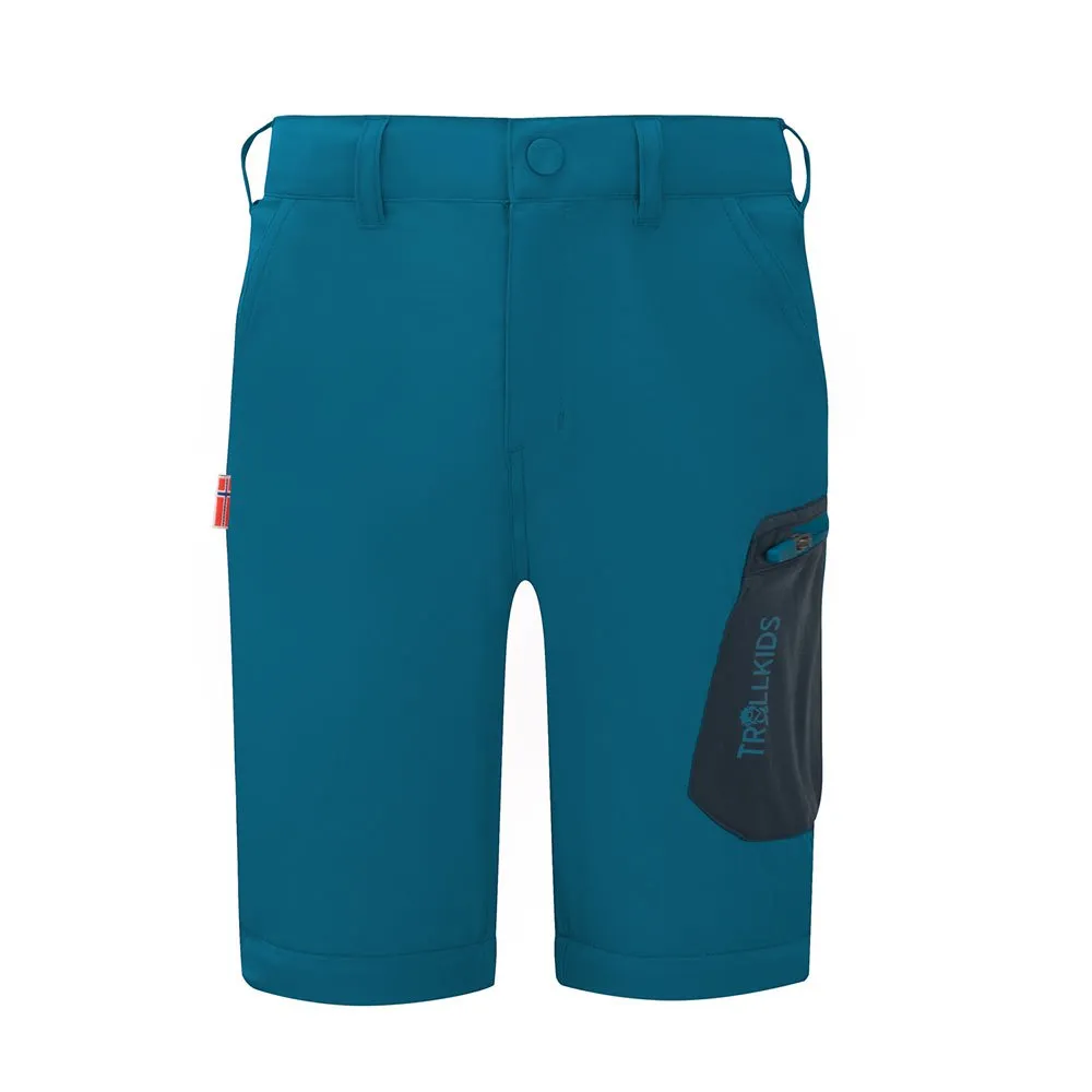 Trollkids Preikestolen Double Zip-off Byxor Refurbished, Atlantic blue / dark navy, 140cm