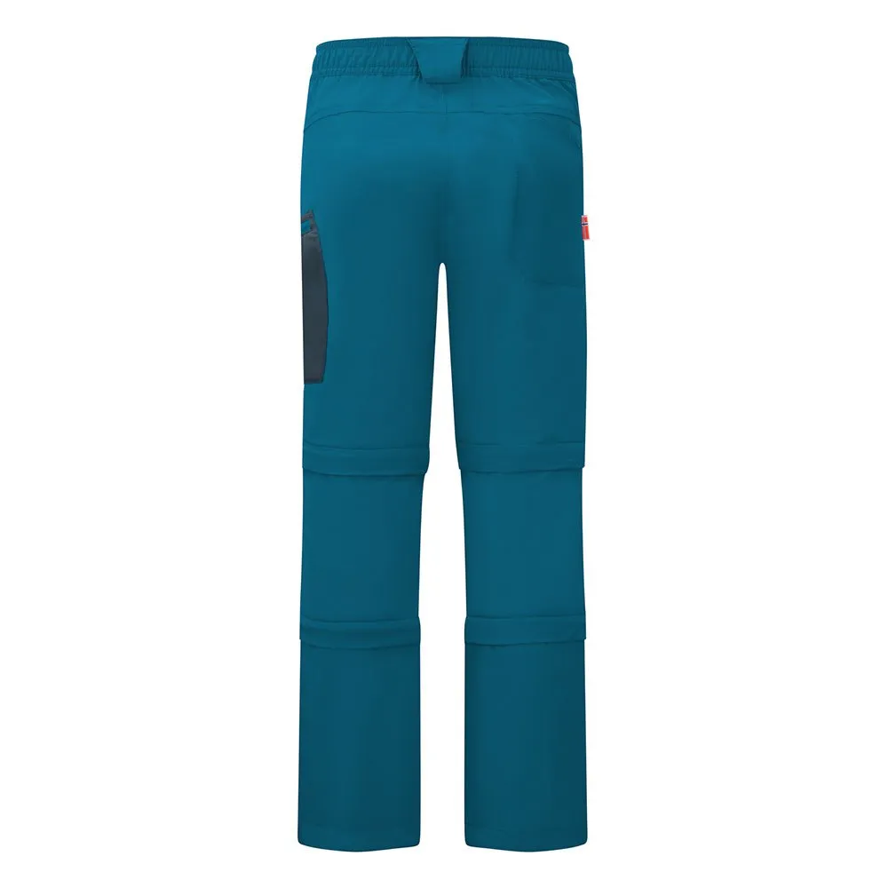 Trollkids Preikestolen Double Zip-off Byxor Refurbished, Atlantic blue / dark navy, 140cm