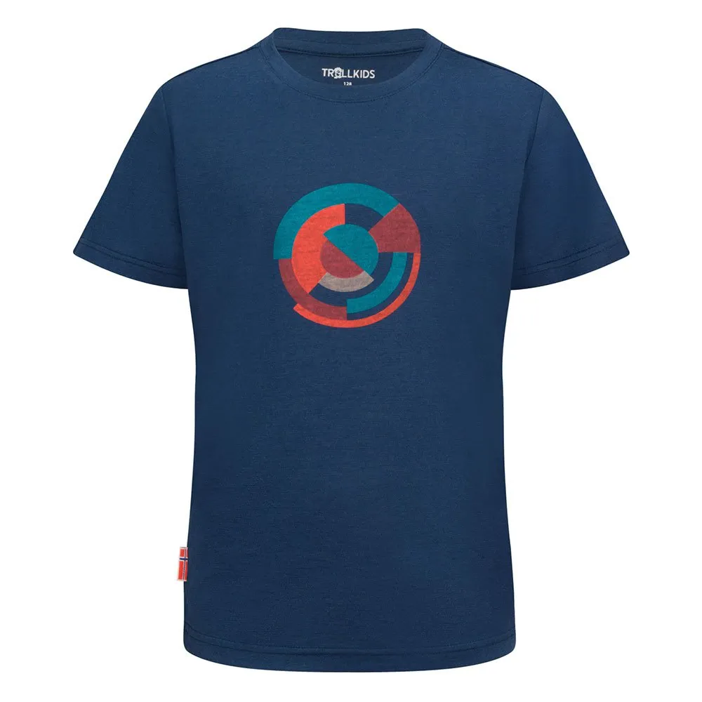Trollkids Sandelfjord Xt T-shirt Med Korta ärmar, Mystic blue, 110cm