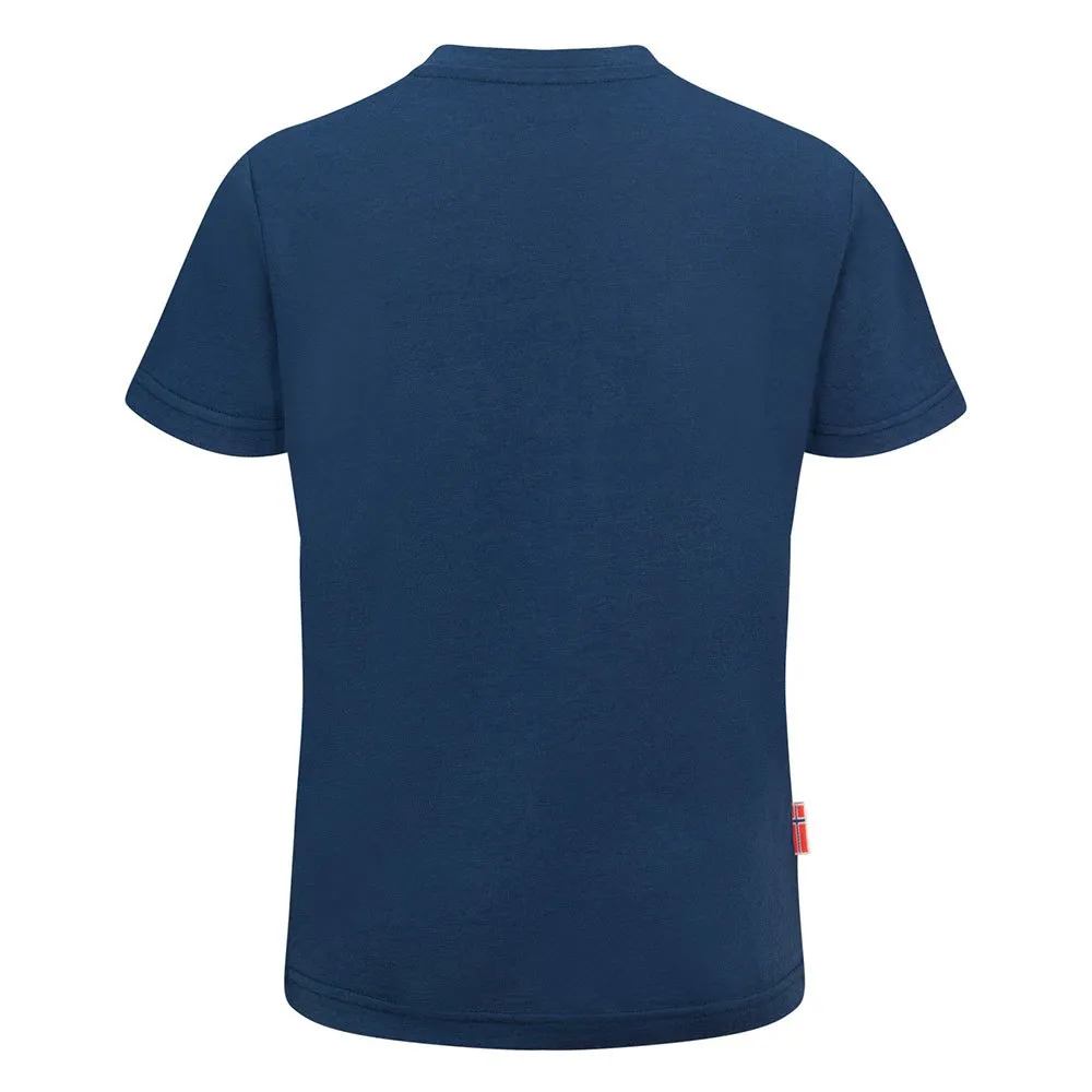 Trollkids Sandelfjord Xt T-shirt Med Korta ärmar, Mystic blue, 110cm