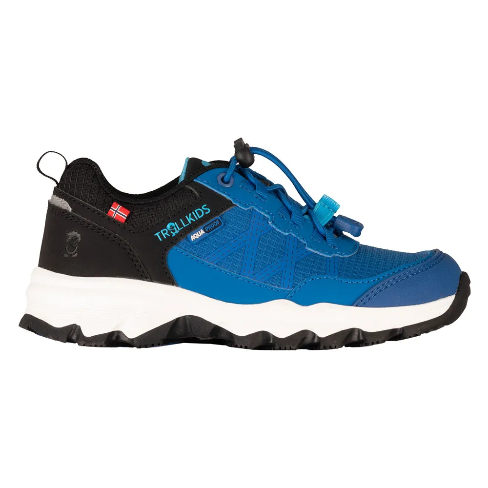 Trollkids Trolltunga Xt Vandringsskor, Alpine blue / black / pool blue, EU 35