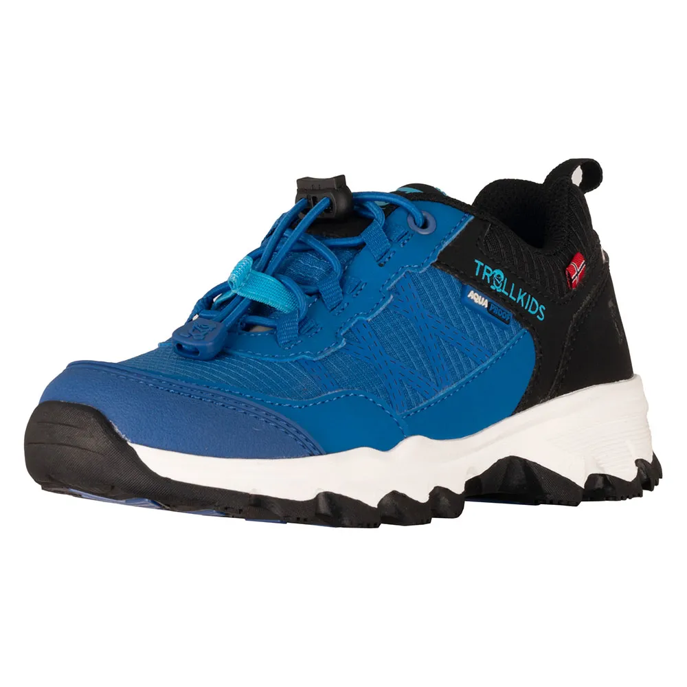 Trollkids Trolltunga Xt Vandringsskor, Alpine blue / black / pool blue, EU 35