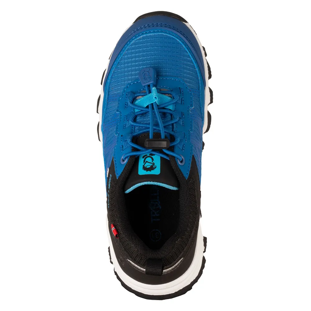 Trollkids Trolltunga Xt Vandringsskor, Alpine blue / black / pool blue, EU 35