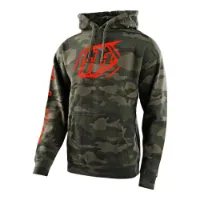Troy Lee Designs Cropped Badge Tröja Med Huva Troy Lee Designs Cropped Badge Tröja Med Huva