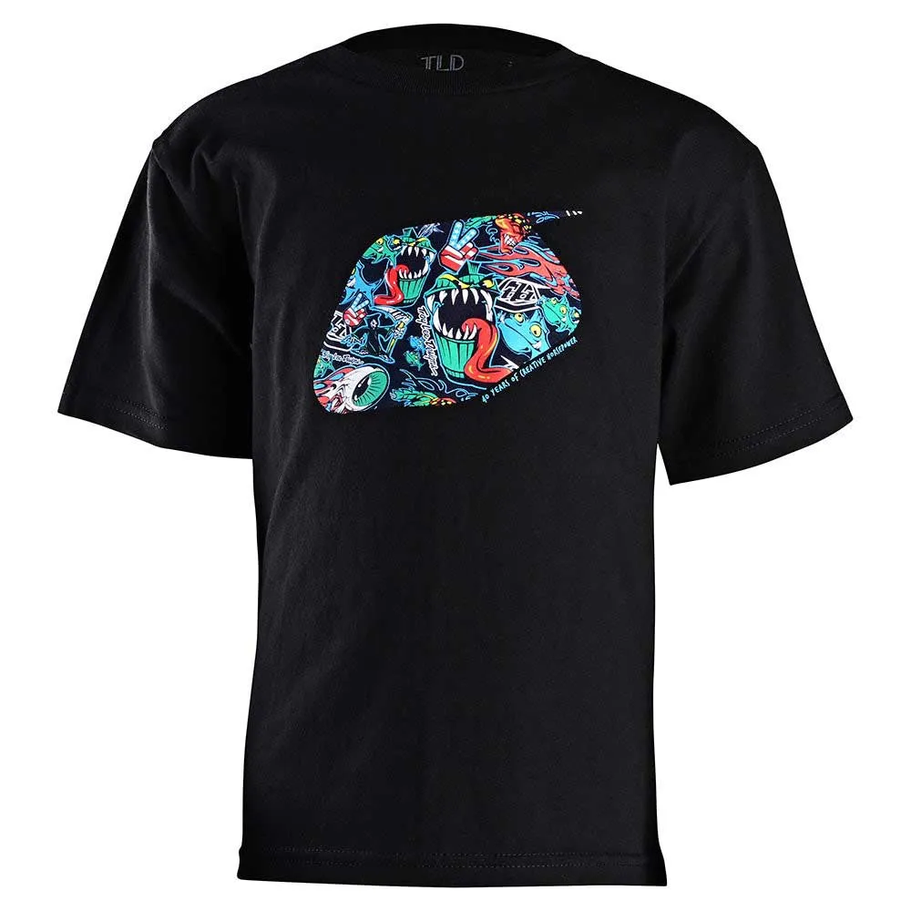 Troy Lee Designs History T-shirt Med Korta ärmar, Black