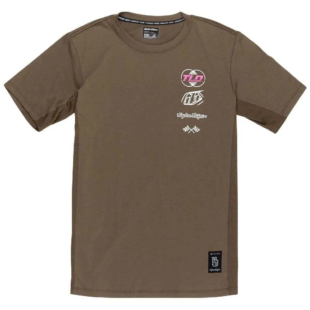 Troy Lee Designs Skyline Ride Worldwide T-shirt Med Korta ärmar
