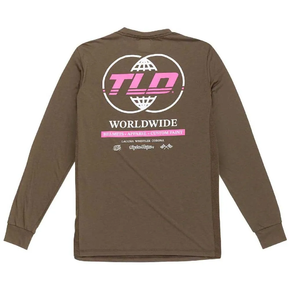 Troy Lee Designs Skyline Ride Worldwide T-shirt Med Lång ärm Troy Lee Designs Skyline Ride Worldwide T-shirt Med Lång ärm