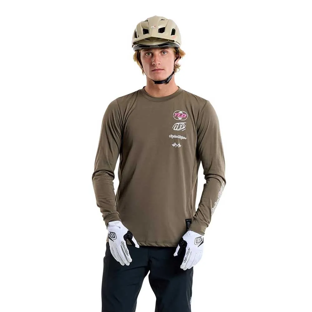 Troy Lee Designs Skyline Ride Worldwide T-shirt Med Lång ärm Troy Lee Designs Skyline Ride Worldwide T-shirt Med Lång ärm
