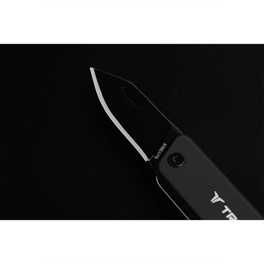 True Utility Modern Key Chain Knife Multiverktyg, Black, One Size