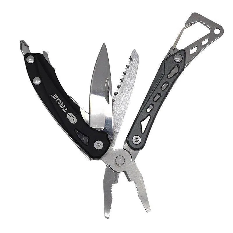 True Utility Seven Multiverktyg, Black, One Size