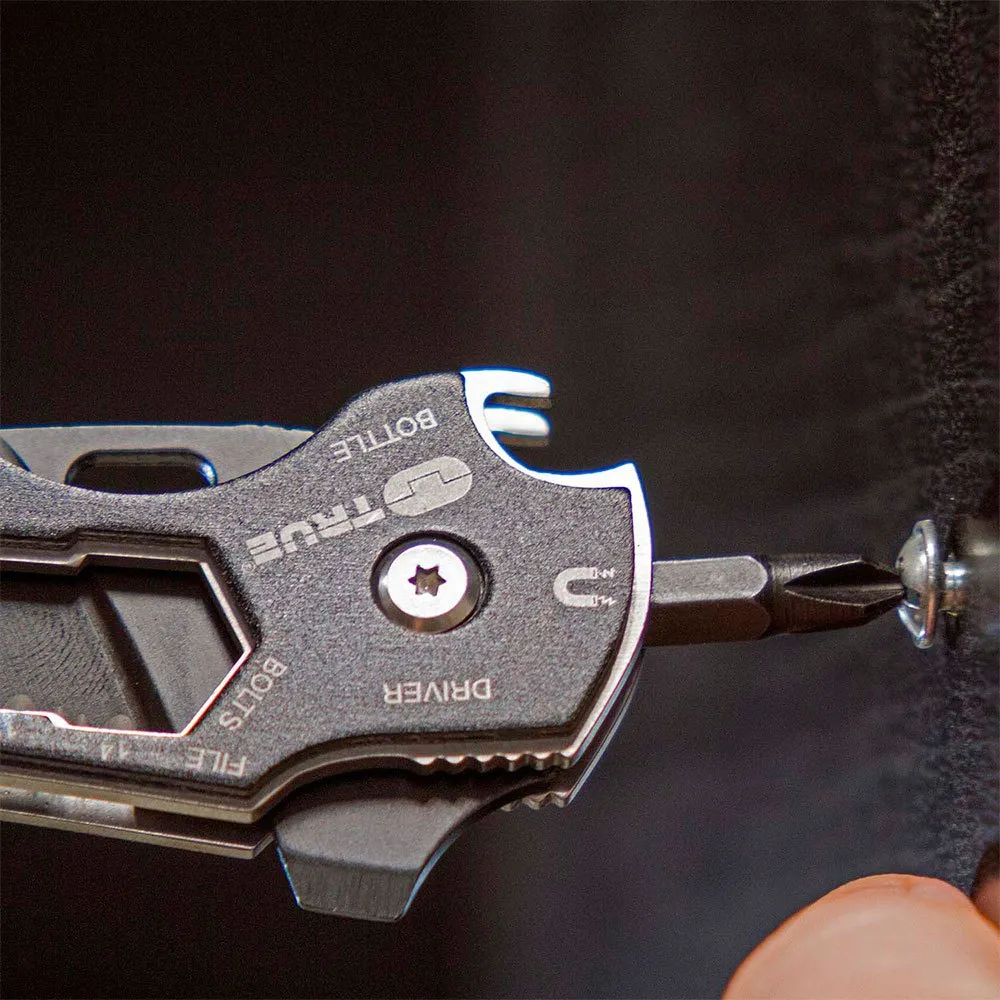 True Utility Smartknife+-the Knife+ 15 Essential Tools Multiverktyg, Silver, One Size