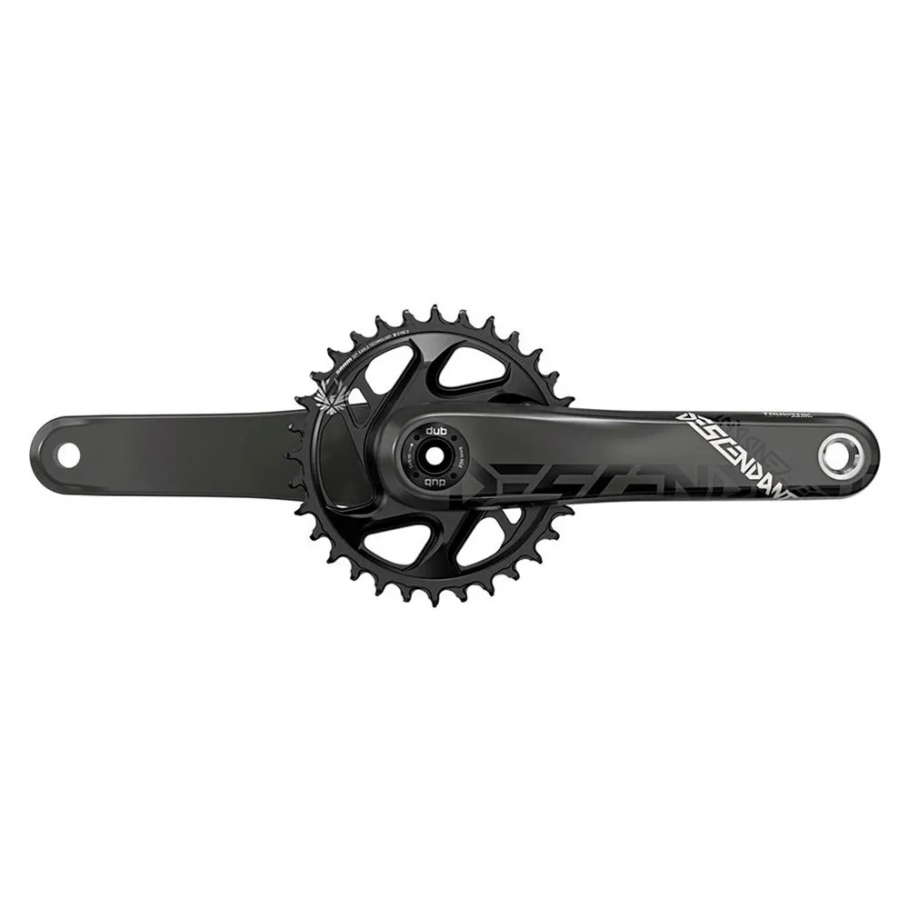 Truvativ Descendant Eagle Ai-dub Carbon Dm Vevparti, Black, 175mm, 30t