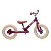 Trybike balans/springcykel 2 matt vintage röd Trybike balans/springcykel 2 matt vintage röd