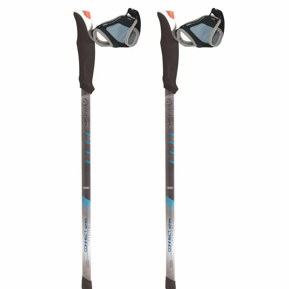 Tsl Outdoor Connect Aluminium 3 Light St Twist Stavar, White / grey / blue, 72.5-140cm