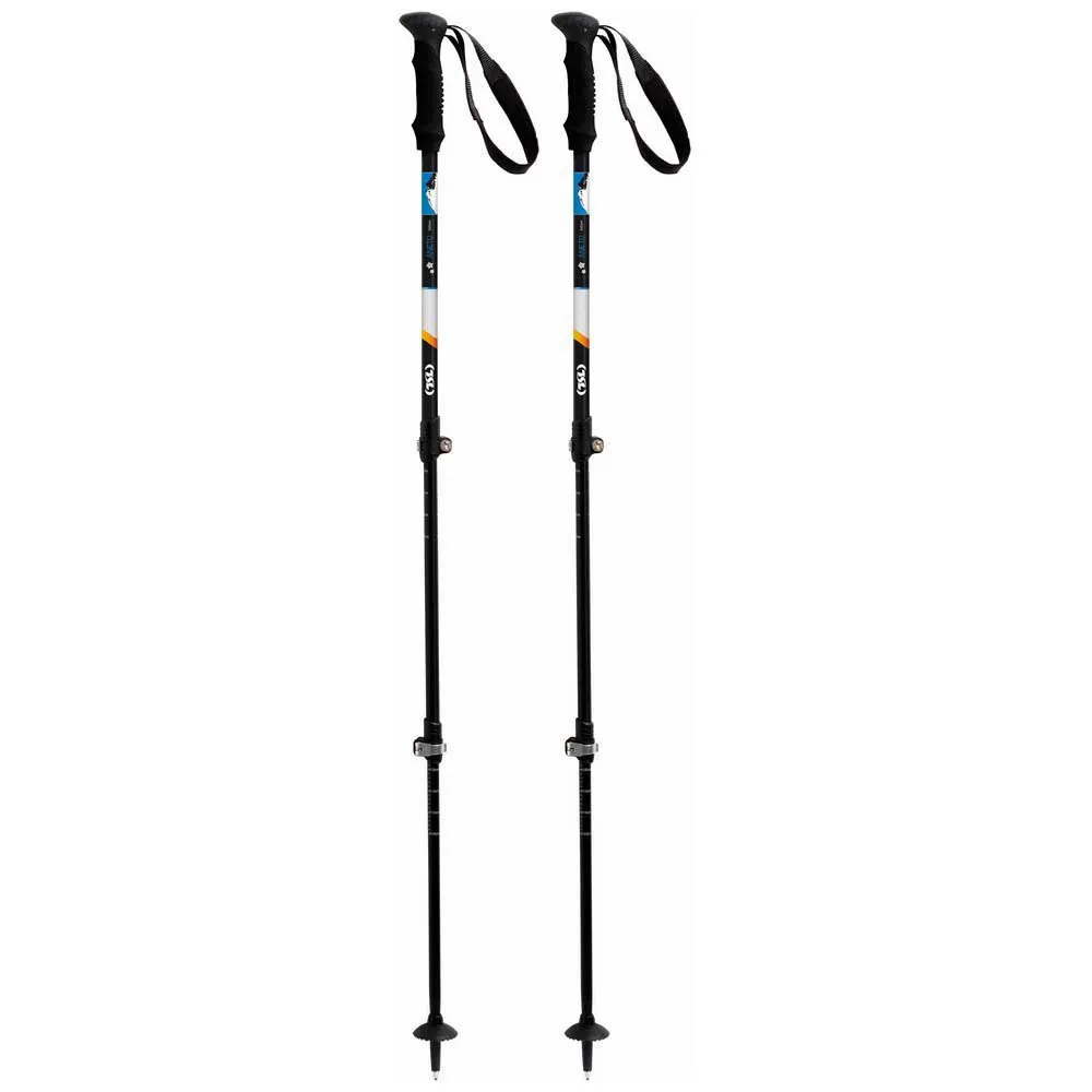 Tsl Outdoor Country Aluminium 3 Light Twist Aneto Stavar, Black, 63-135cm