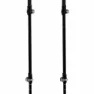 Tsl Outdoor Country Aluminium 3 Light Twist Aneto Stavar, Black, 63-135cm