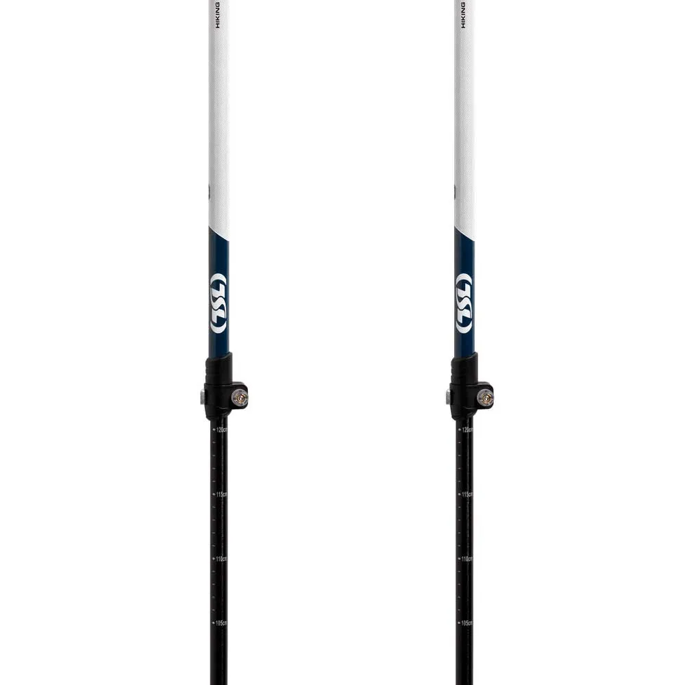 Tsl Outdoor Hiking Aluminium 2 Soft Twist Stavar, Black / white, 78-135cm
