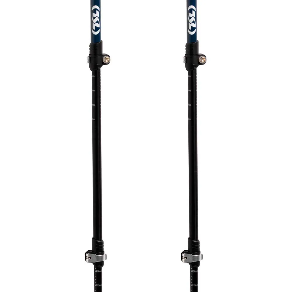 Tsl Outdoor Hiking Aluminium 3 Cross Twist Stavar, Black, 63-135cm