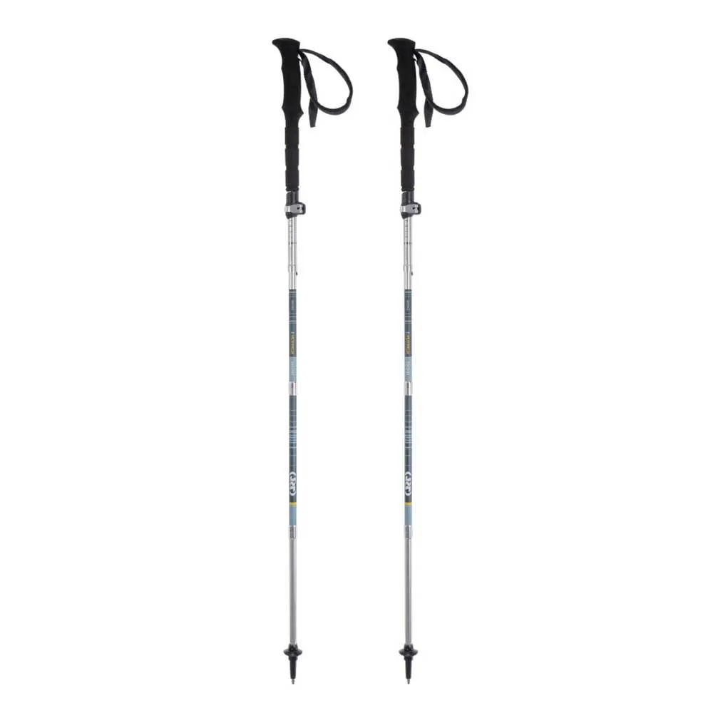 Tsl Outdoor Hiking Aluminium 5 Cross Stavar, Silver blue, One Size