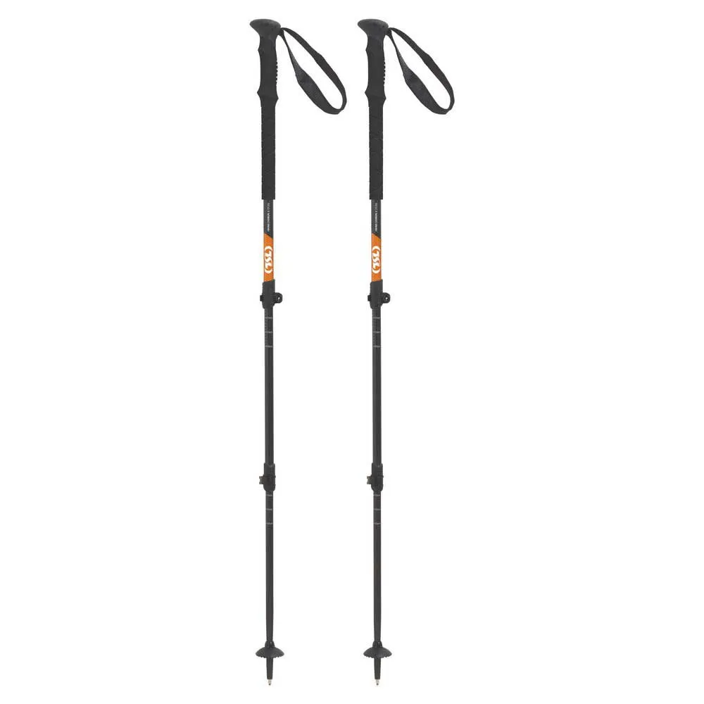 Tsl Outdoor Hiking C3 Cross Stavar, Black / orange, 63-135cm