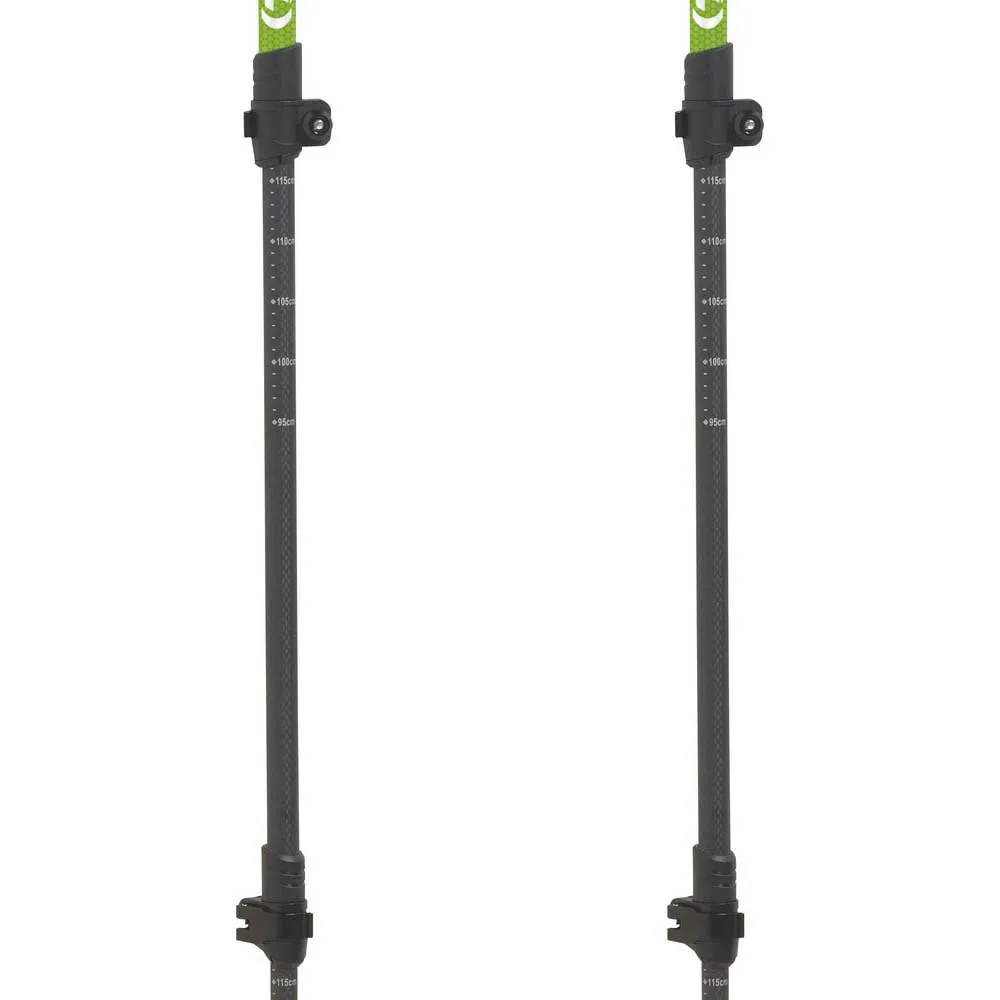 Tsl Outdoor Hiking Carbon Comp 3 Cross Stavar, Black / green, 60-125cm
