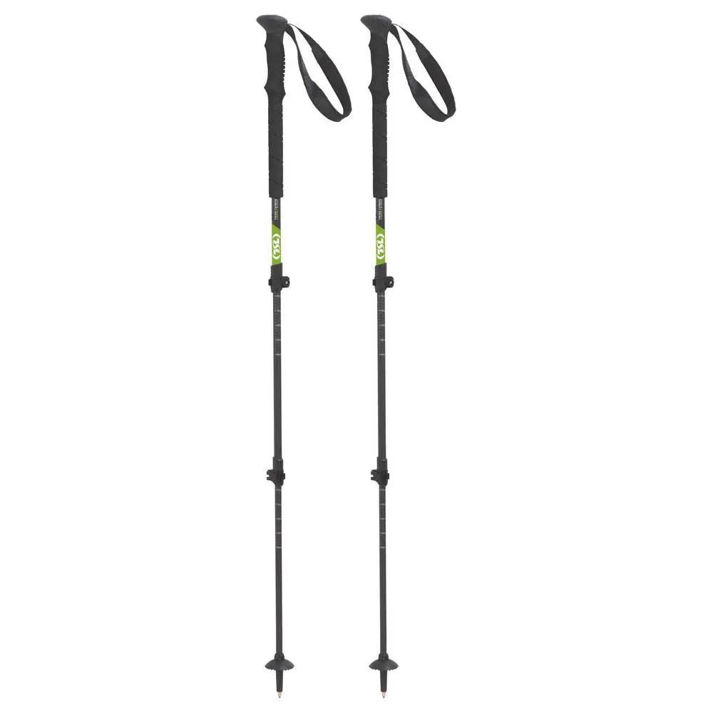Tsl Outdoor Hiking Carbon Comp 3 Cross Stavar, Black / green, 60-125cm