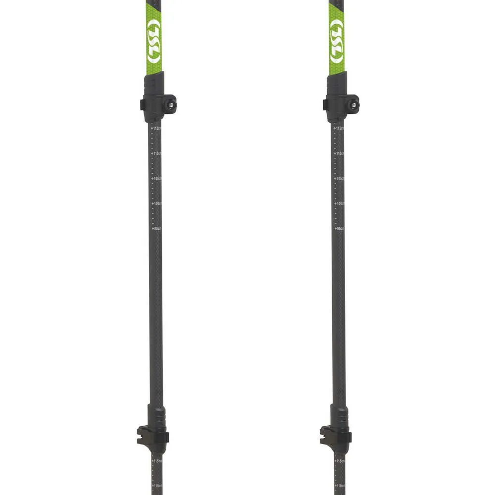 Tsl Outdoor Hiking Carbon Comp 3 Light Stavar, Black / green, 60-125cm