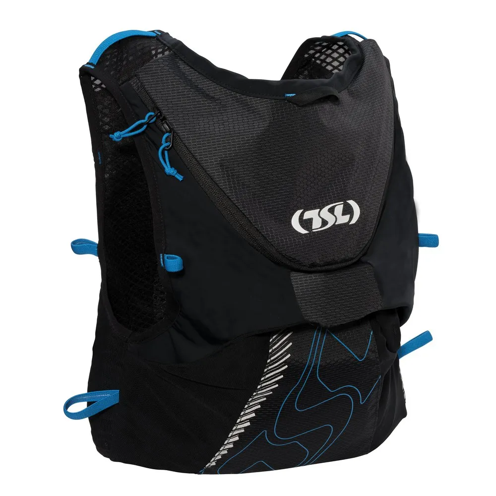 Tsl Outdoor Hydration Finisher 12l Hydreringsväst, Black / blue, XS Tsl Outdoor Hydration Finisher 12l Hydreringsväst, Black / blue, XS