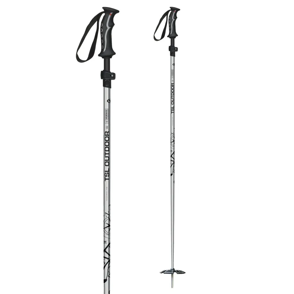 Tsl Outdoor Semnoz Aluminium 2 Stavar, Grey, One Size Tsl Outdoor Semnoz Aluminium 2 Stavar, Grey, One Size