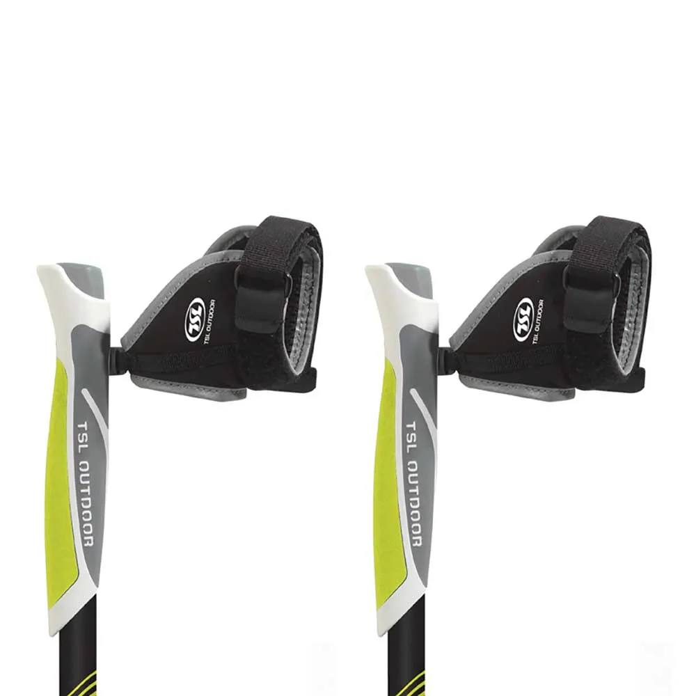 Tsl Outdoor Tactil Alu 2 Stavar unisex, Green, 78-135cm