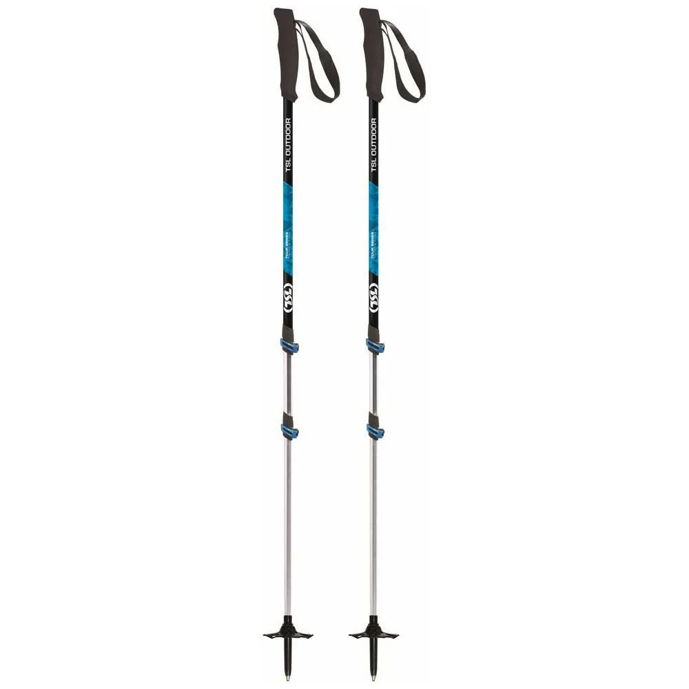 Tsl Outdoor Tour Aluminium 3 Light Twist Stavar, Black / blue, 72.5-140cm