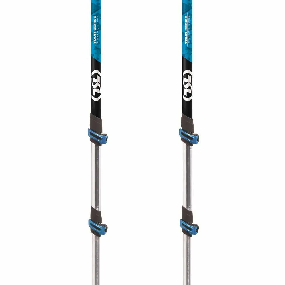 Tsl Outdoor Tour Aluminium 3 Light Twist Stavar, Black / blue, 72.5-140cm