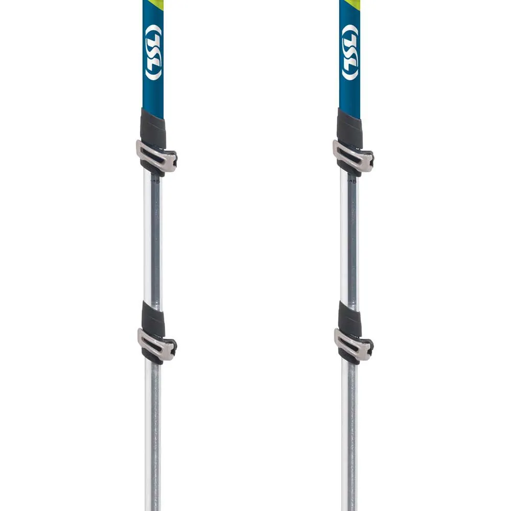 Tsl Outdoor Tour Aluminium Compact 3 Cross Twist Stavar, Green / blue, 62-125cm