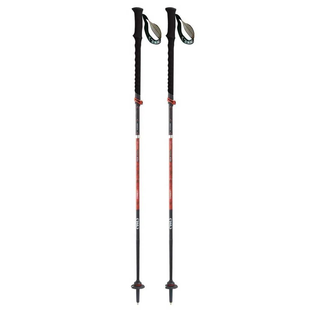 Tsl Outdoor Tour Carbon 5 Cross Twist Stavar, Black / red, 110-130cm