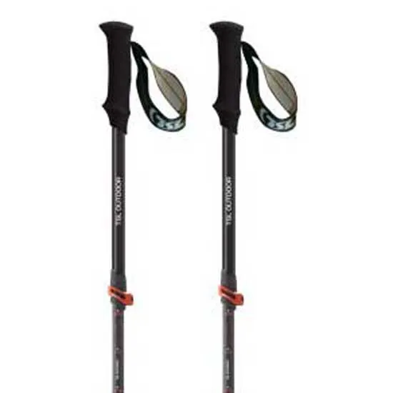 Tsl Outdoor Tour Carbon 5 Light Twist Stavar, Black / red, 110-130cm Tsl Outdoor Tour Carbon 5 Light Twist Stavar, Black / red, 110-130cm