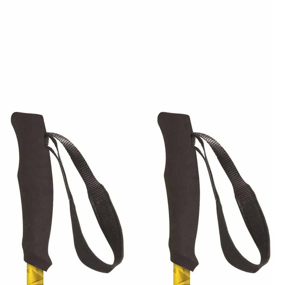 Tsl Outdoor Tour Carbon Compact 3 Light Twist Stavar, Black / yellow / blue, 62-125cm