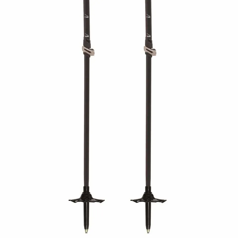 Tsl Outdoor Tour Carbon Compact 3 Light Twist Stavar, Black / yellow / blue, 62-125cm