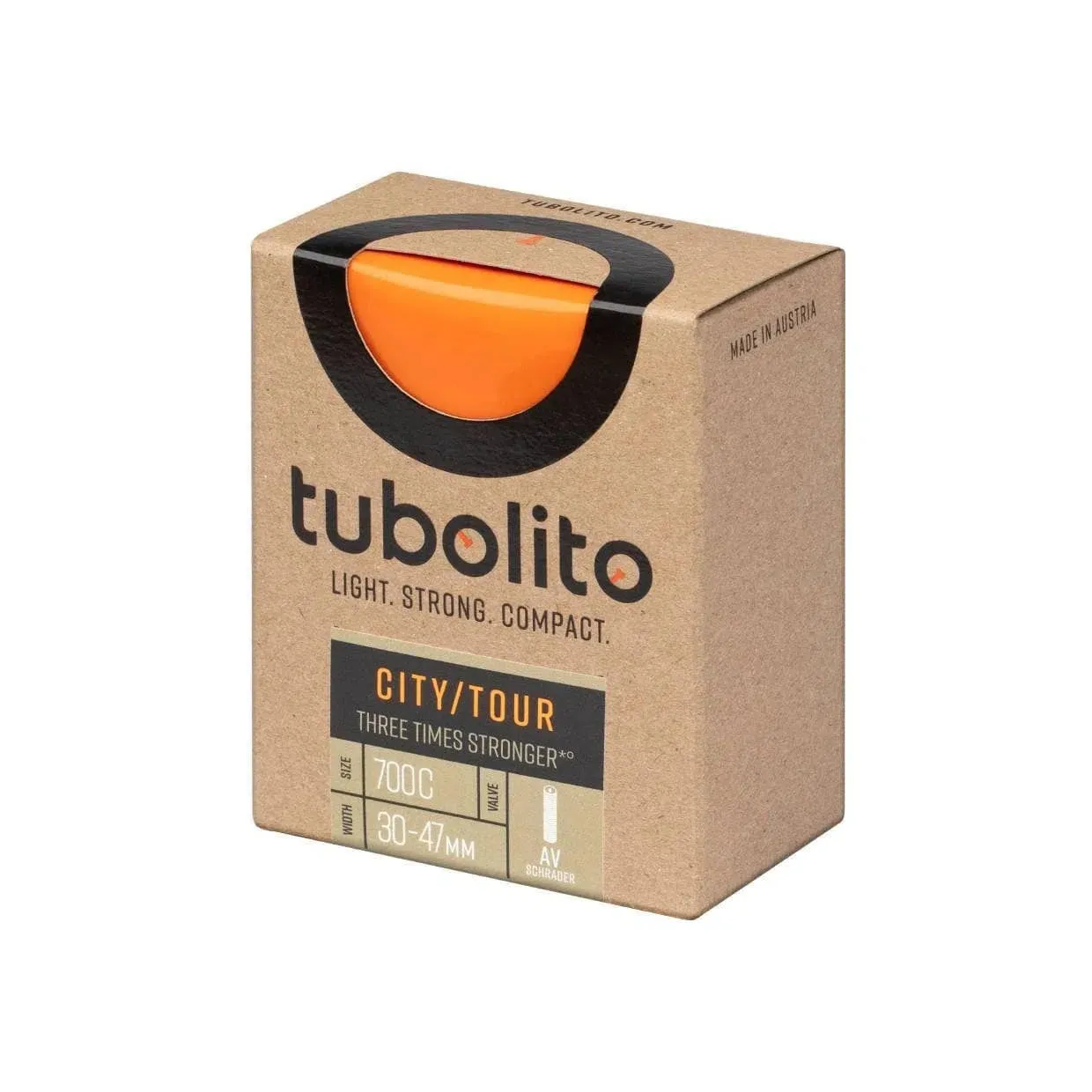 Tubolito TUBO CITY/TOUR TUBE 700CX30 47, Orange Tubolito TUBO CITY/TOUR TUBE 700CX30 47, Orange