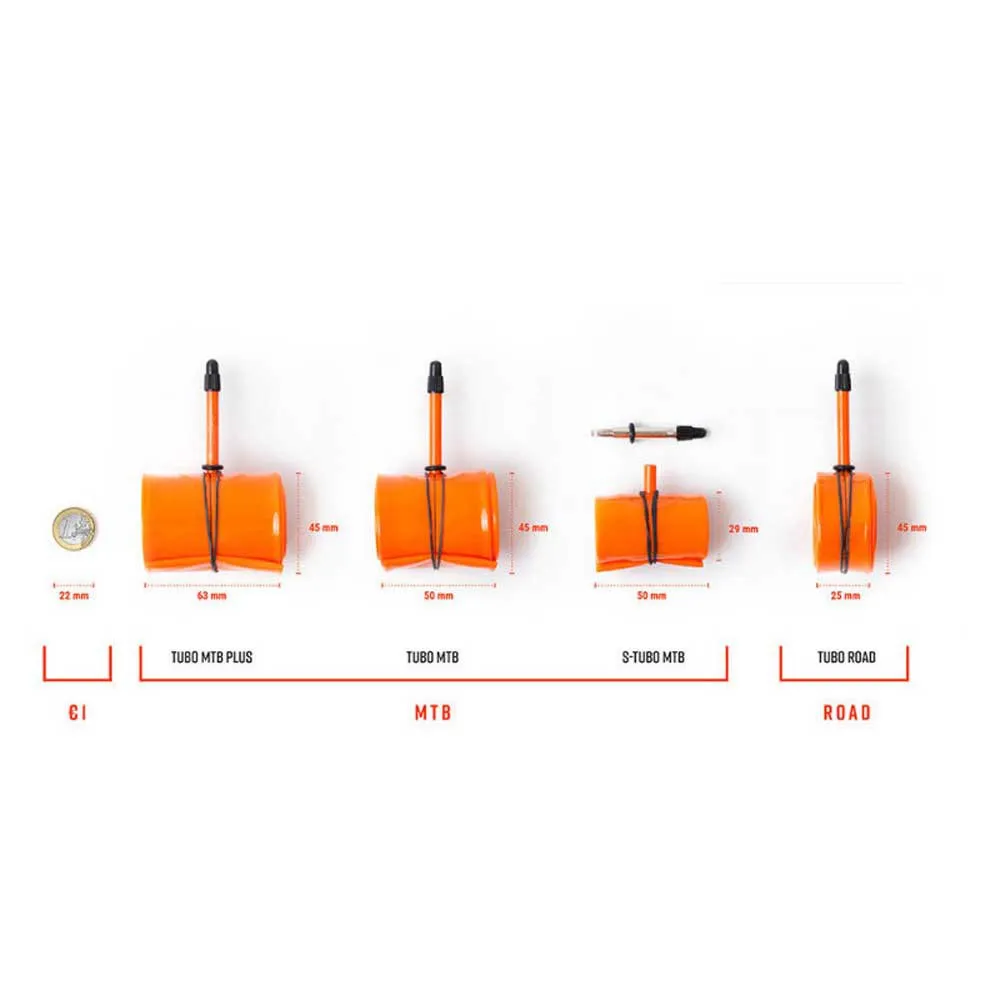 Tubolito Tubo-Road-700C Schlauch 28" Modell 2025, Orange, 700, 18-28