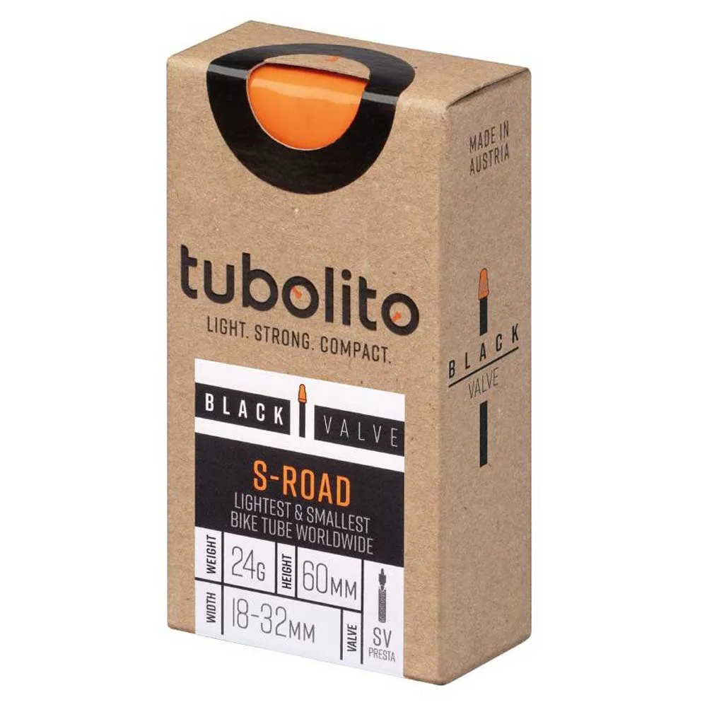 Tubolito Tubo-S-Road-700C Schlauch 28" Modell 2025, Orange, 700, 18-32