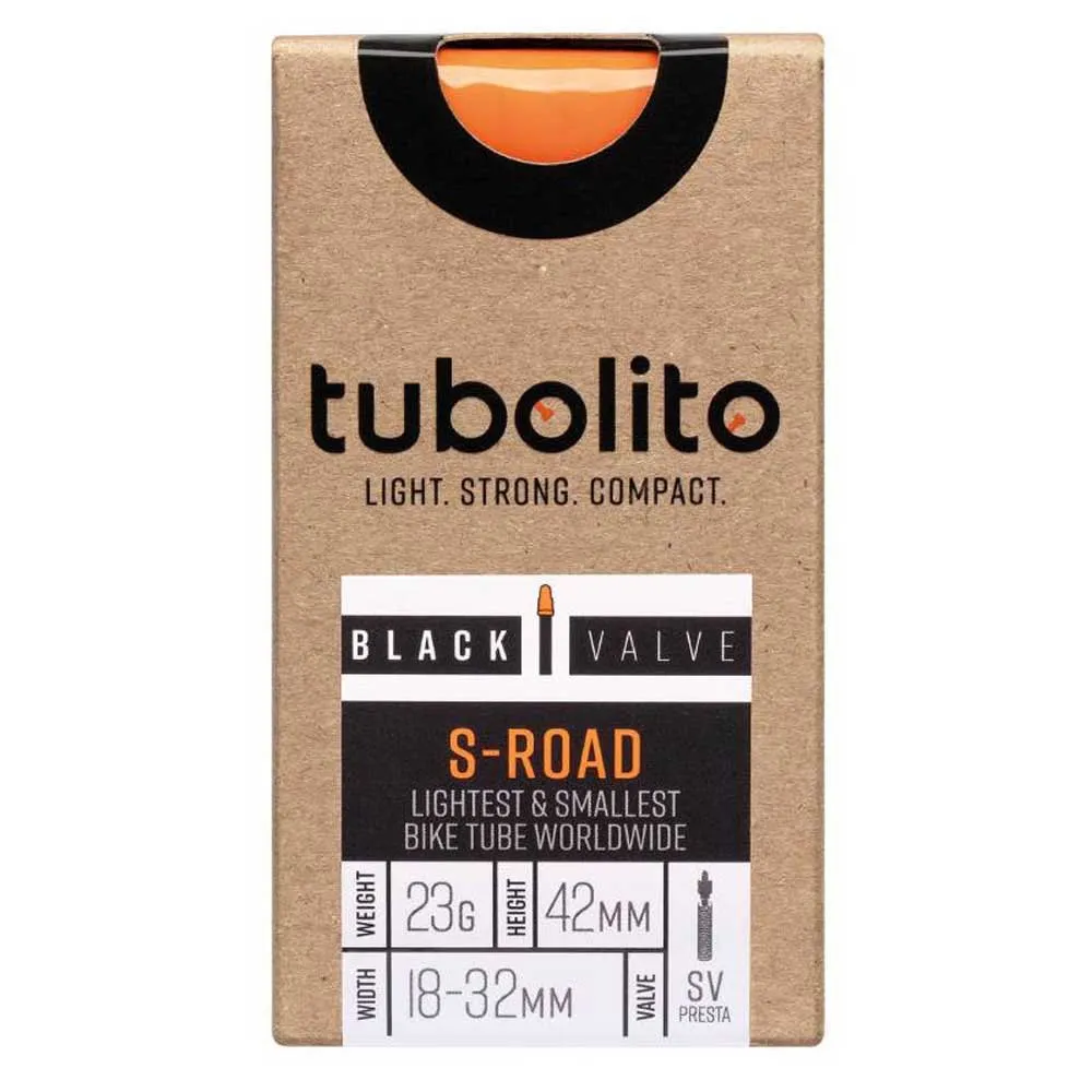 Tubolito Tubo-S-Road-700C Schlauch 28" Modell 2025, Orange, 700, 18-32