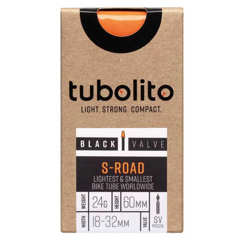 Tubolito Tubo-S-Road-700C Schlauch 28" Modell 2025, Orange, 700, 18-32