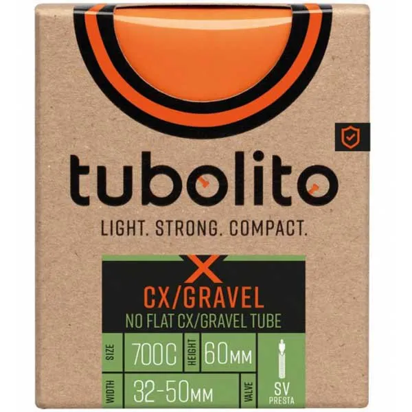 Tubolito X-tubo Cx/gravel Presta 60 Mm Innerslang, Orange, 700C, 32-50 Tubolito X-tubo Cx/gravel Presta 60 Mm Innerslang, Orange, 700C, 32-50